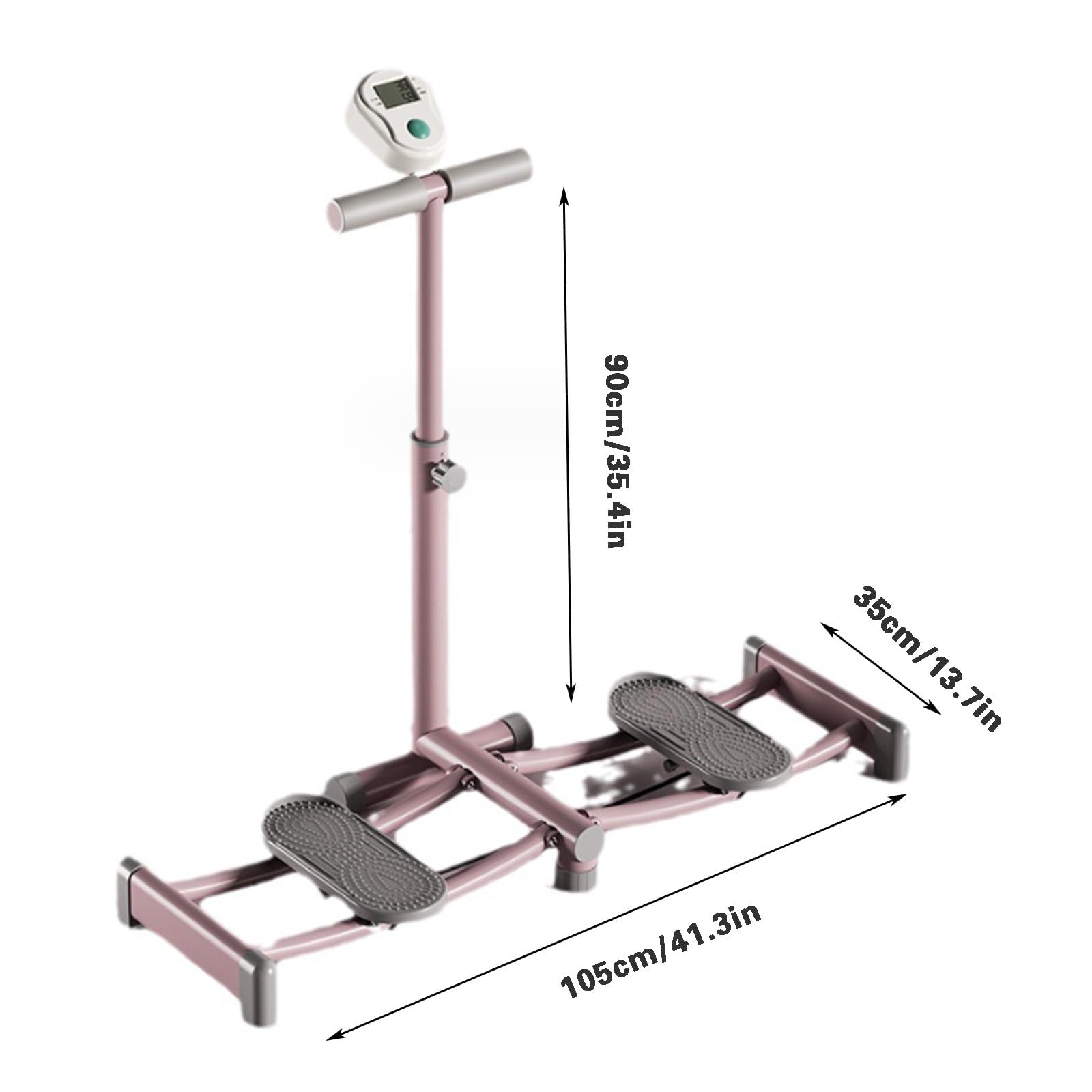 Machine à ski – Entraîneur de ski simulé à hauteur réglable pour entraînement complet du corps et équipement de fitness cardio pour usage domestique