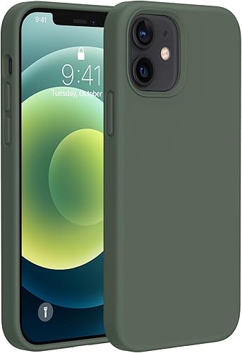 Miniatura 202 de Miracase - Funda diseñada para iPhone 11 con protector de pantalla, funda de goma de silicona líquida, protección total contra caídas y a prueba