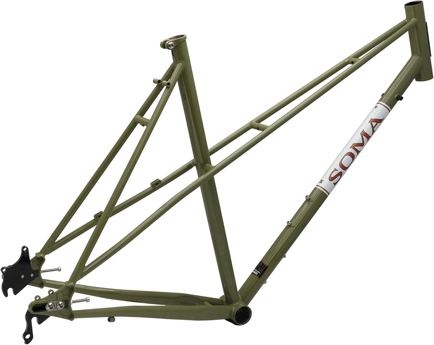Soma Buena Vista Disc Mixte Frame/Fork, 54cm - Olive Green