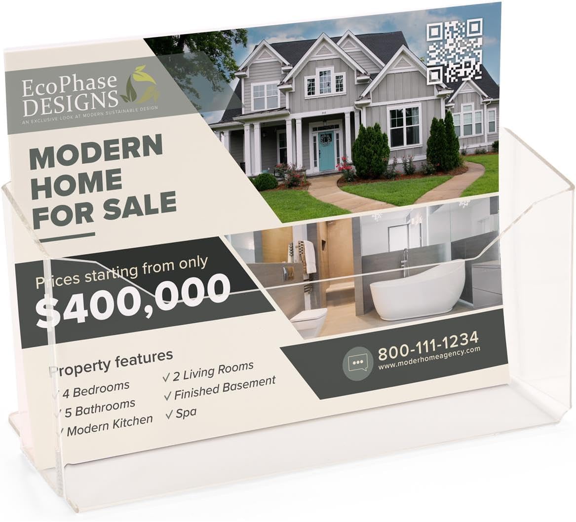 Acrylic Newspaper Display - Fits 11" Wide Newsprint