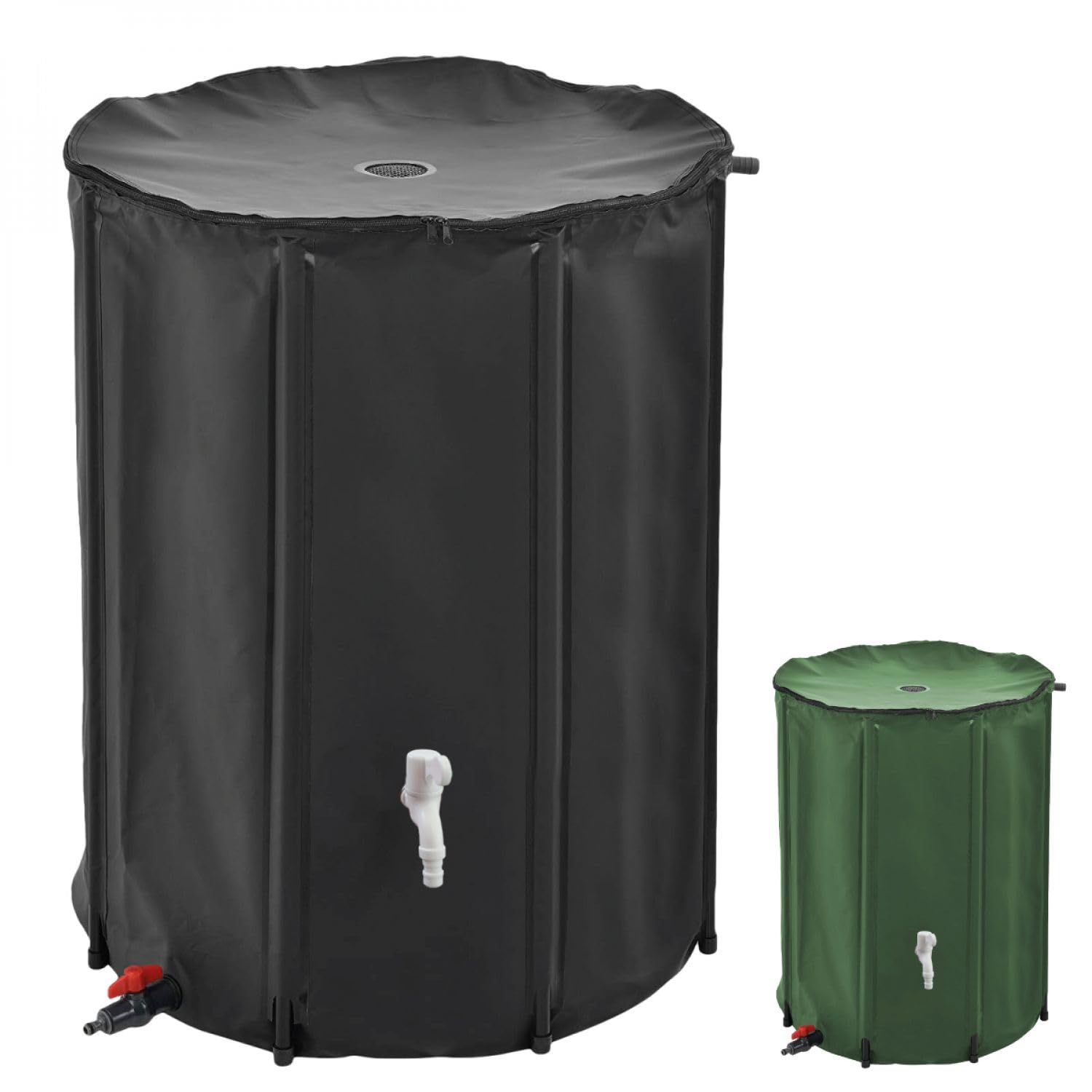 Linxor - Réservoir souple, récupérateur d'eau de pluie pliable - 500 L - 2 Coloris