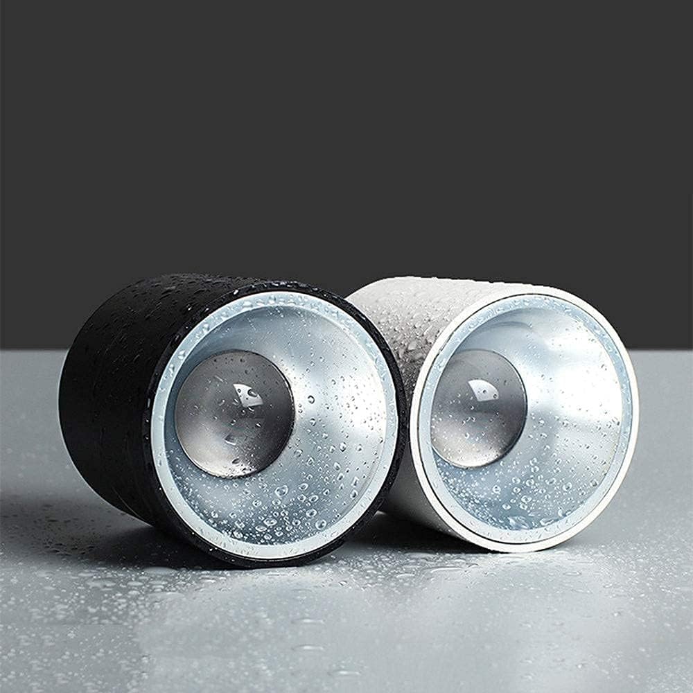 Foco Foco De Techo Led Montado En Superficie, Downlight De Techo para Baño Ip65, Focos De Lámpara De Acento Impermeables De Aluminio para Pasillo, Balcón, Pasillo, Sala De Estar