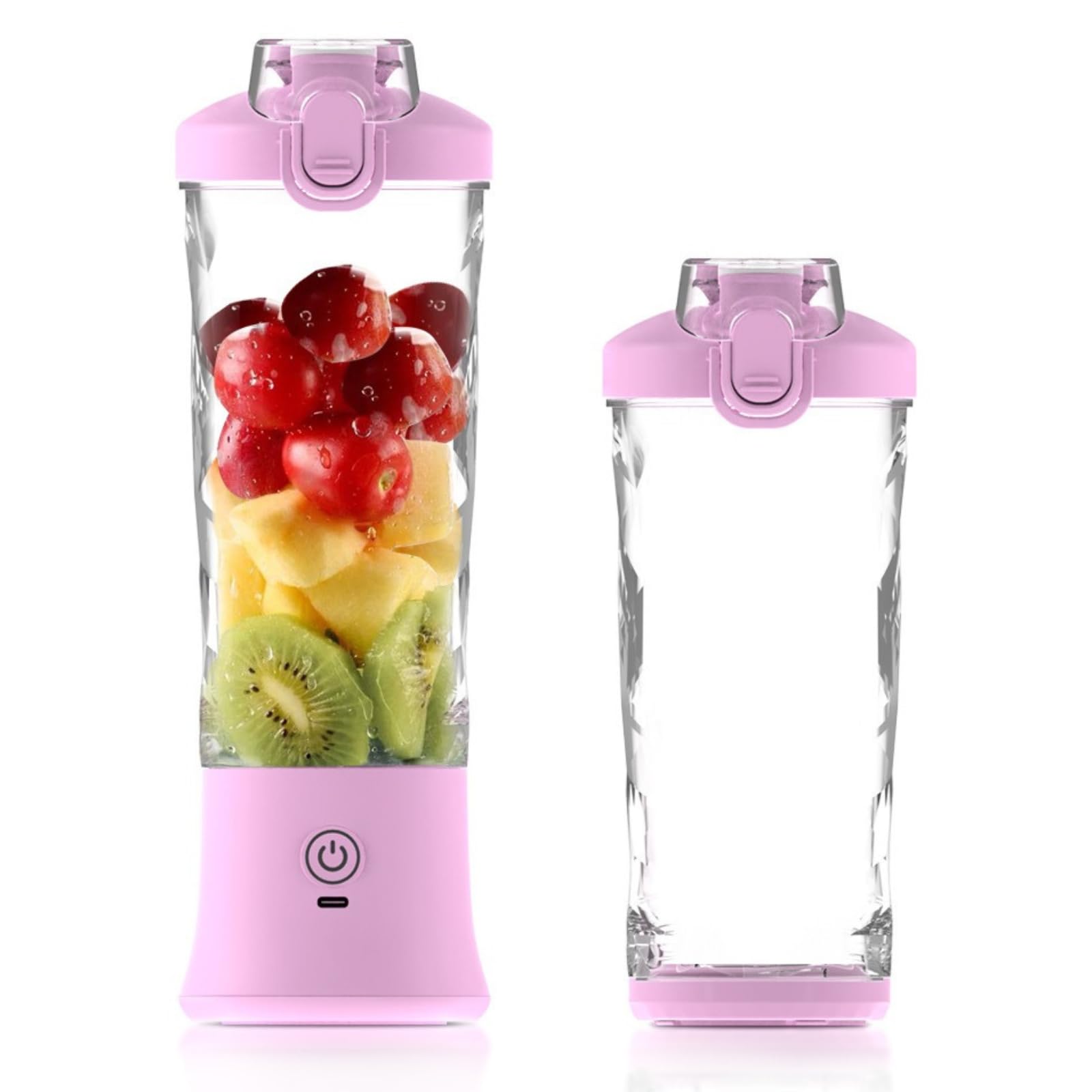 Mélangeur de jus portable de 600 ml pour vos séances de sport et pique-niques