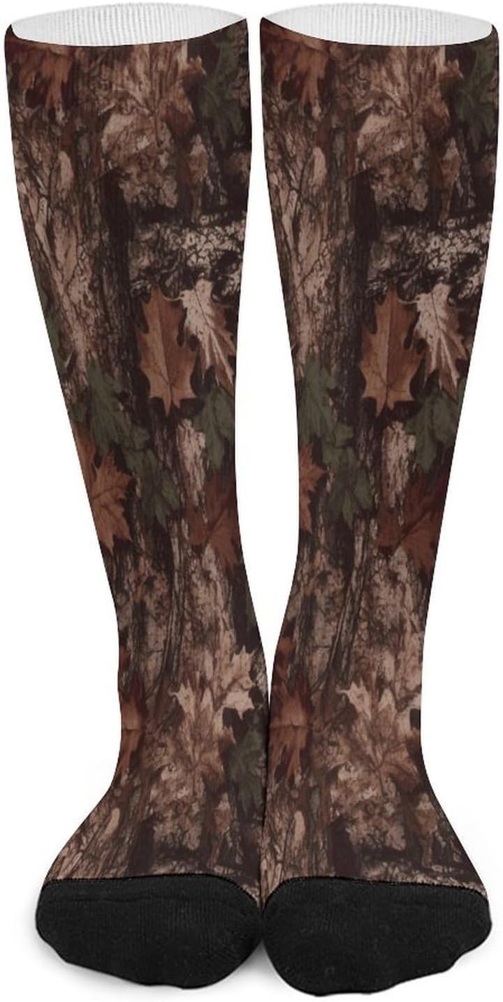 Outfitter Tuff Camo Compression Sock Breathable Support Socks Lightweight Knee High Tube Socks for Women Men
