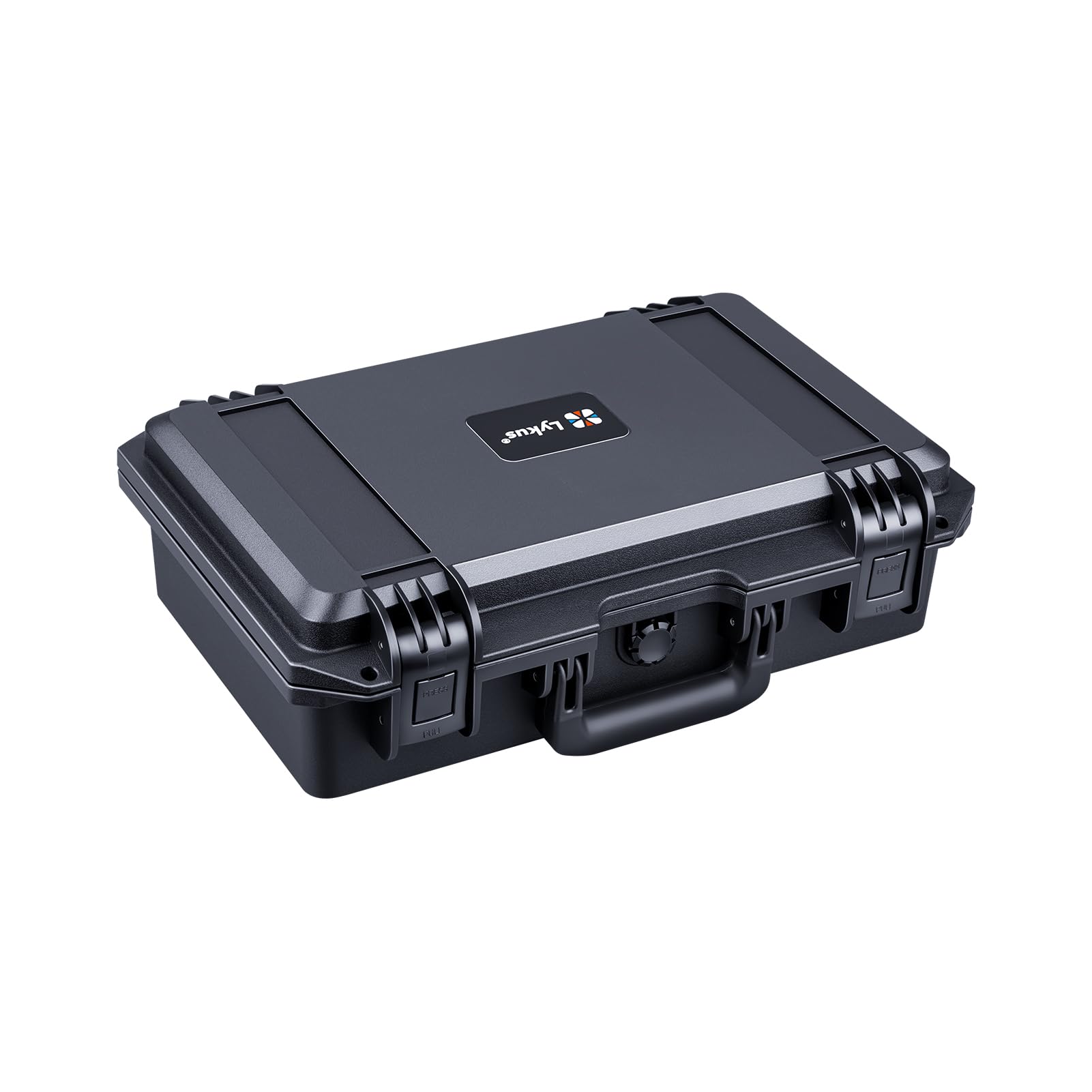 Lykus HC-3910 Waterproof Hard Case with Customizable Foam Insert, Interior Size 15.31x8.94x4.53 in, Suitable for camera, lens, drone, mic, flashlight,