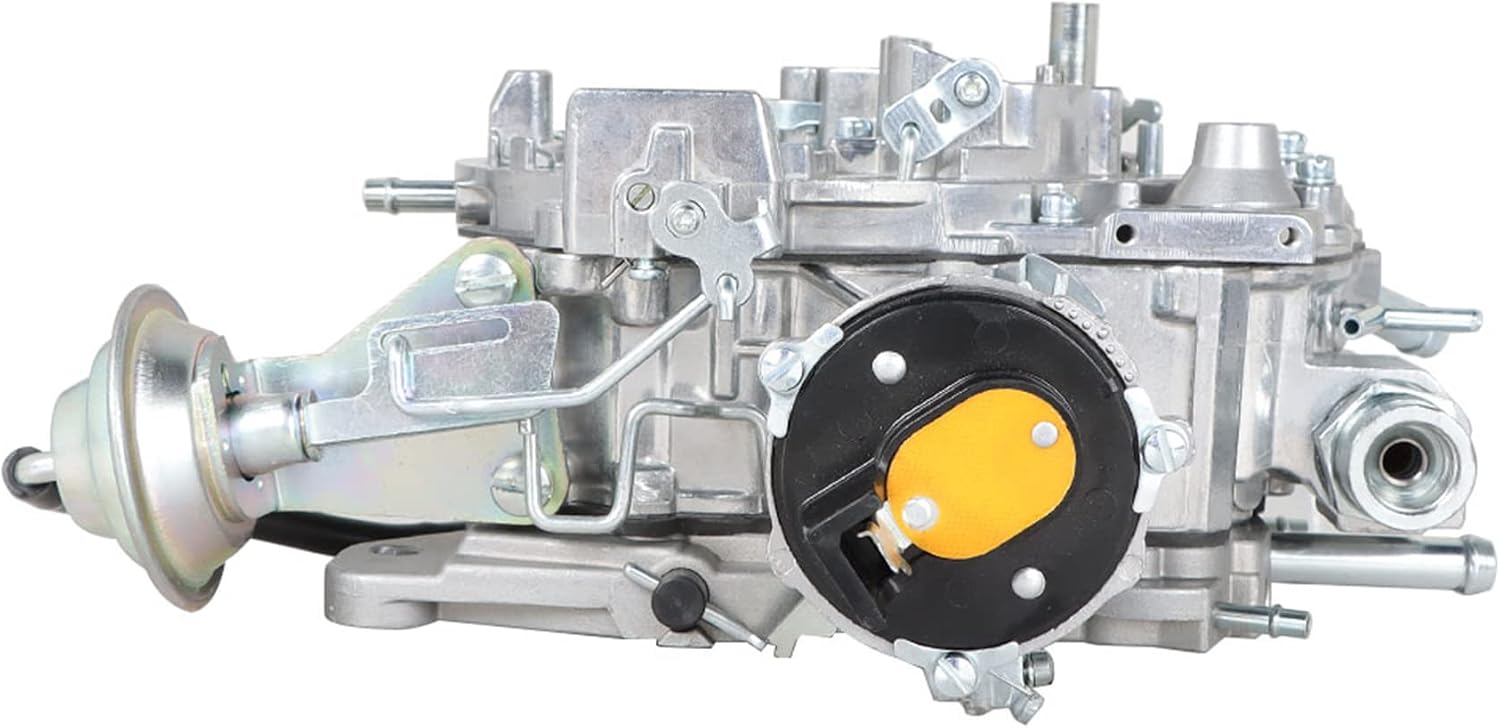 waltyotur 4 Barrel Carburetor For 1904R 1906R Rochester Quadrajet 4MV Vacuum Secondary 750CFM Replacement for Chevy GMC with 305-350c.i Engine 1980-1989 Electric Choke 4BBL Carb W/Gaskets Plugs Jets