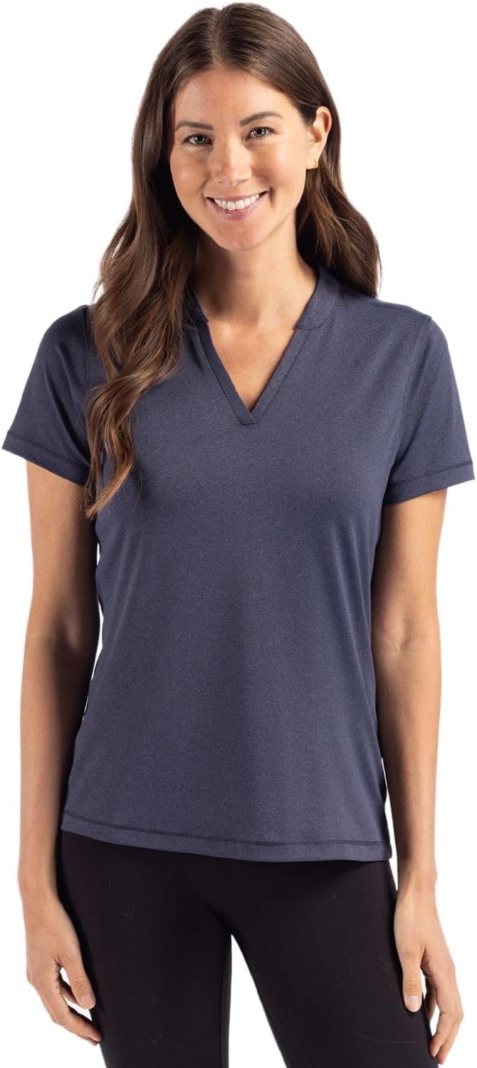 Cutter & Buck Forge Heathered Stretch Womens Blade Top