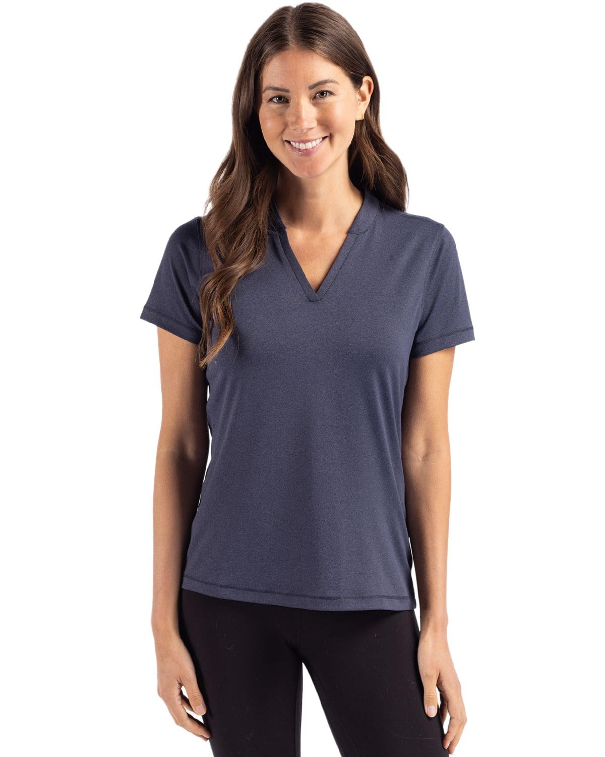Cutter & Buck Forge Heathered Stretch Blade Top para Mujer