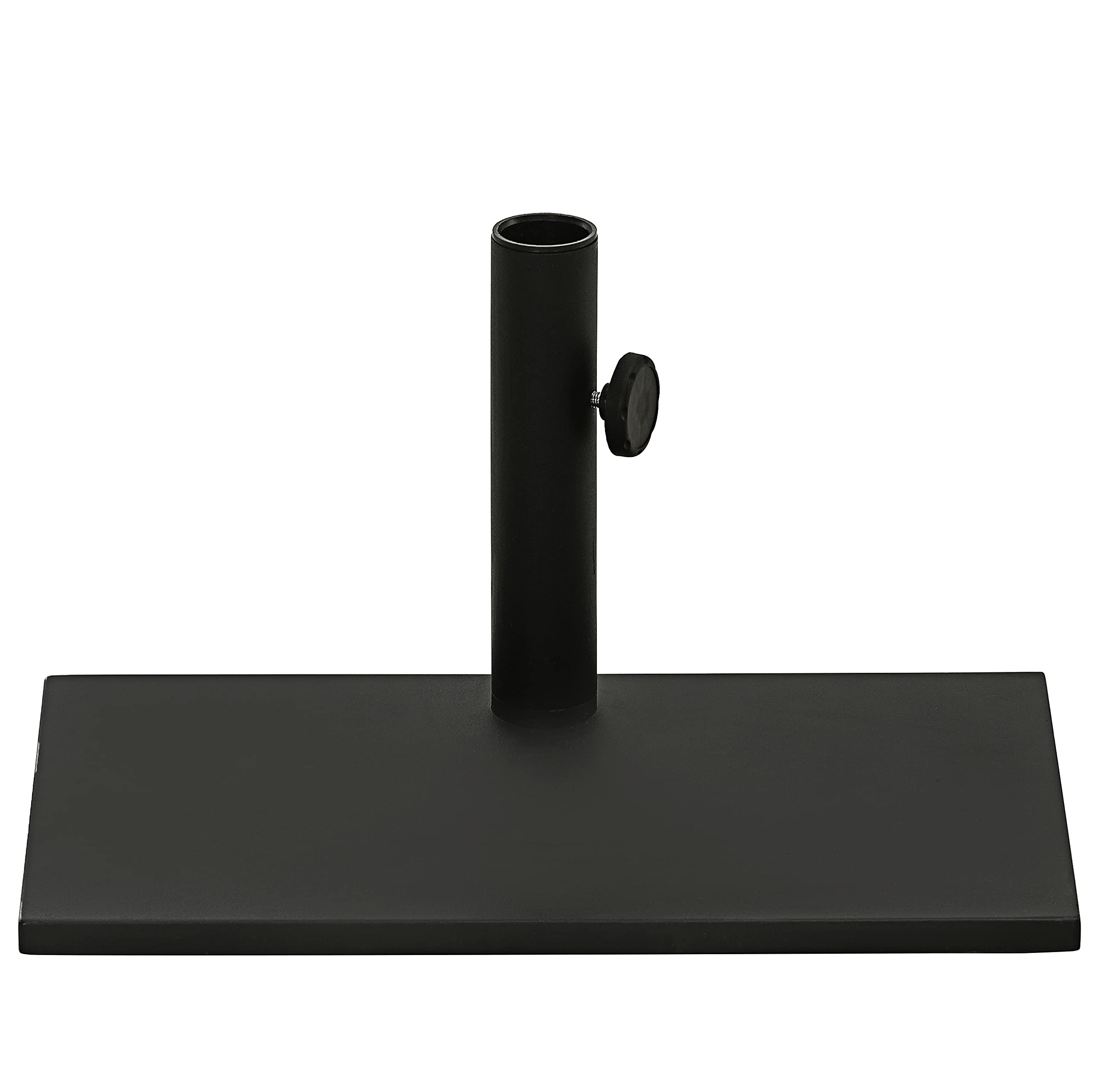 Dehner Stojak na parasole, ok. 49 x 30 x 24,5 cm, 20 kg, metal, czarny