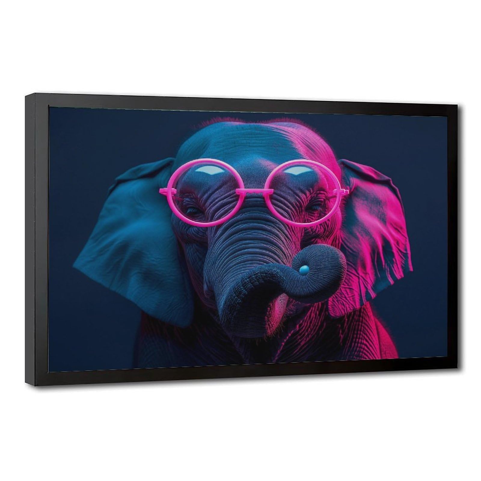 Bareronor Abstract Elephant Poster Canvas Poster Bedroom Decor Landscape Office Room Decor Gift 20" L X 30" W