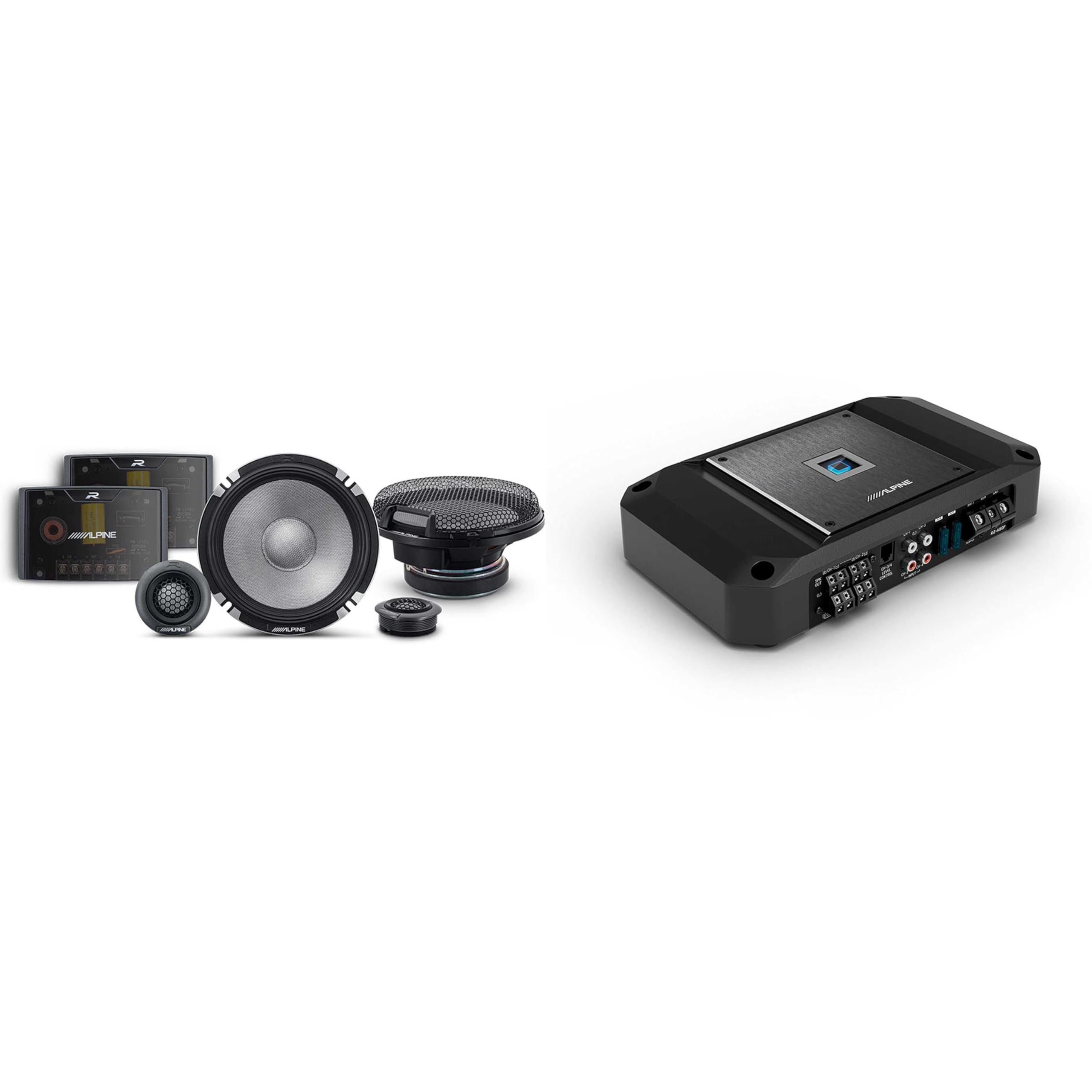 Alpine R2 4 Channel Amp & R2-S652 6.5