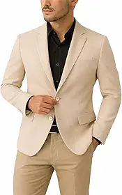 Blazer Masculino Linho Slim Alfaiataria Moderna 2 Botões Premium