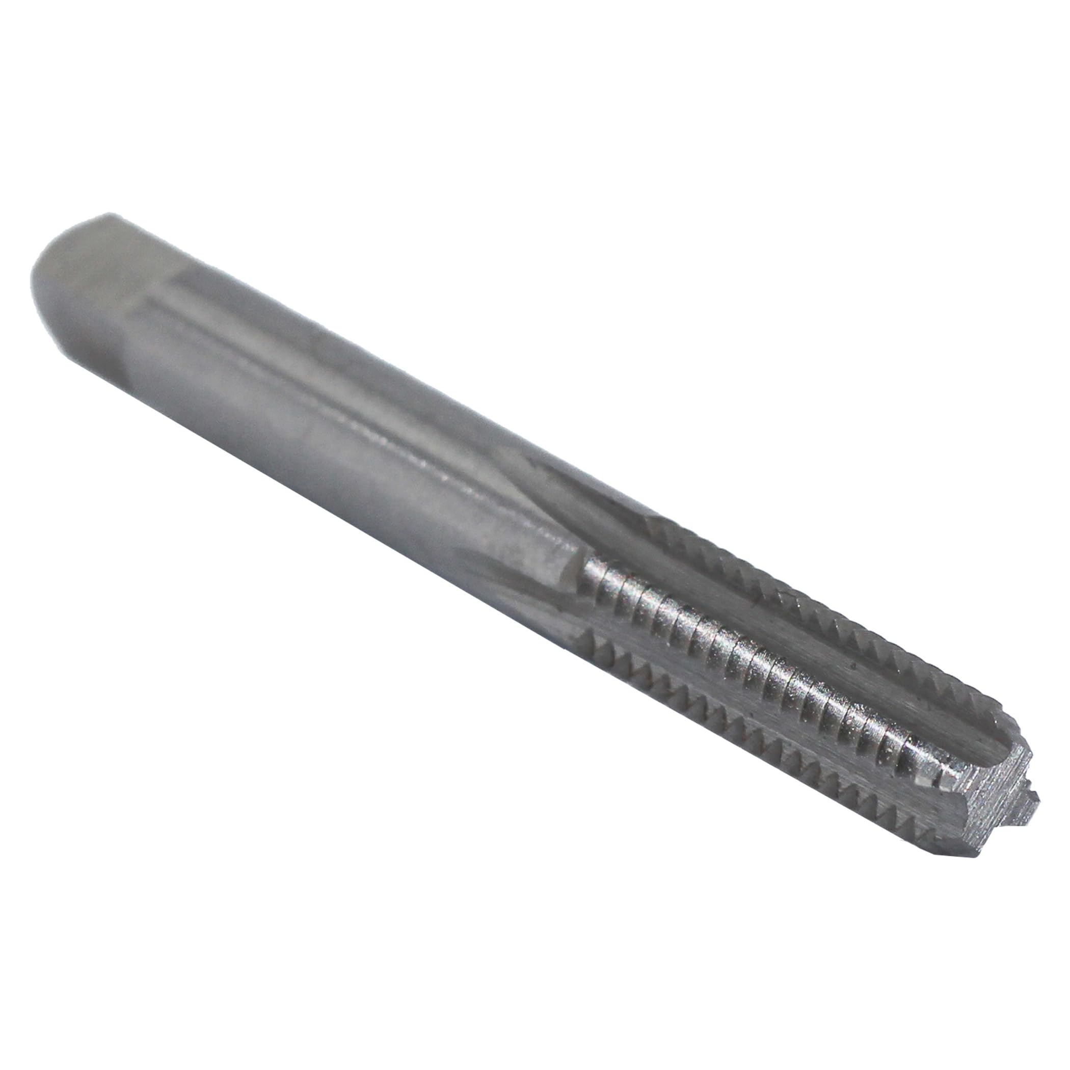 Drill America DWTB1/4-20 DWT Series Qualtech Carbon Steel Hand Threading Tap, Uncoated, Bright Finish, Round with Square End Shank, Bottoming Chamfer, 1/4"-20 UNC — view 12