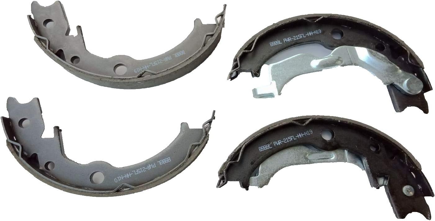 PowerStop Rear Parking Brake Shoes for Chevrolet Spark EV 2014-16 |Suzuki Forenza 2004-08 |Reno 2005-08 |Verona 2004-06 - Brake Shoe Replacement, B888L