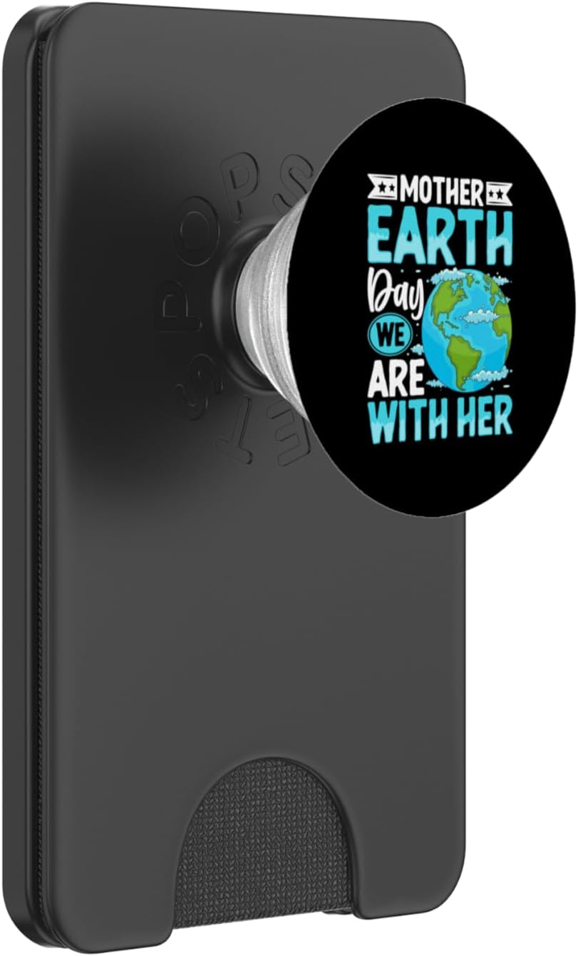 Support Mother Earth Eco-Friendly Earth Day Nature Design PopSockets PopWallet for MagSafe