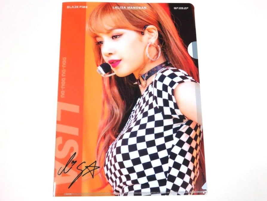BLACKPINK LISA 直筆サイン入りチェキ リサ ブラックピンク