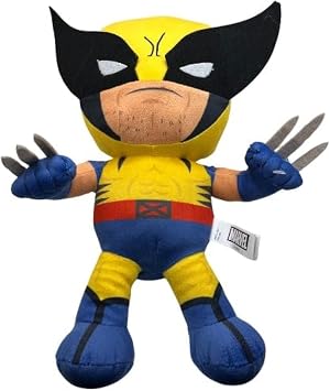 Wolverine & Deadpool Toy 12" Plush Marvel Posing Soft Toy 30cm