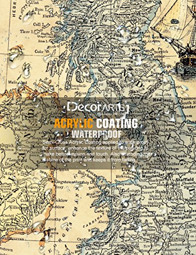 Decorarts- British Isles Map, Ancient Map Giclee Print Canvas Art Wall Decor. Historical Maps Of The World For Home Decor. W 24" X H 30" #TOP5