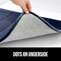 Vista 5 de GORILLA GRIP Memory Foam Bath Mat, Soft Absorbent US Designed Bathroom Rug, Gripping Dots Machine Washable Bathmat, Cushioned Floor Mats, Shower
