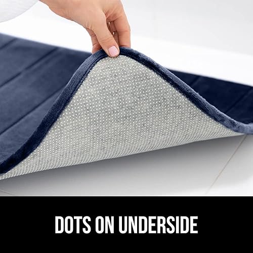 Miniatura 5 de Gorilla Grip - Alfombra de baño de espuma viscoelástica de 24 x 17 pulgadas, original, de primera calidad, suave, absorbente, gruesa, lavable a