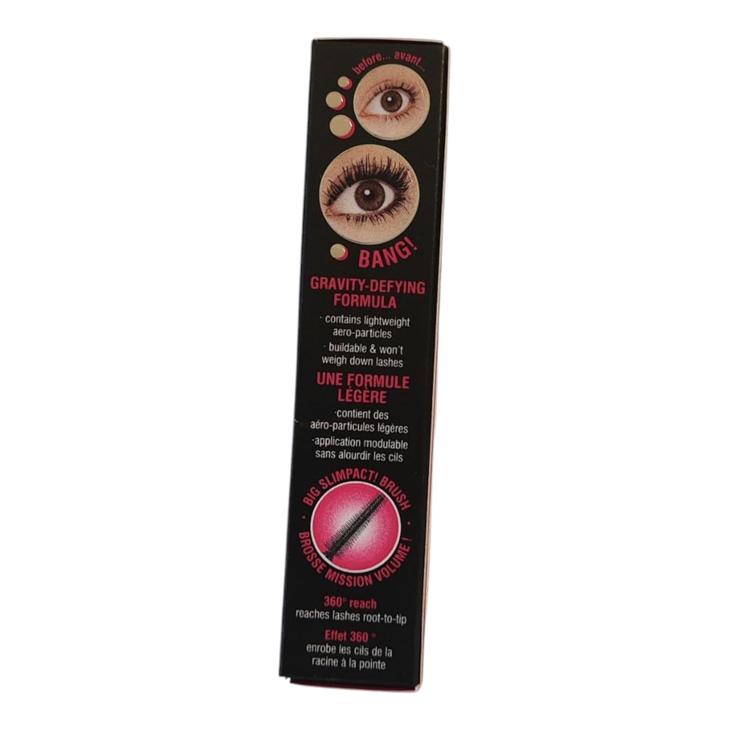 Benefit Bad Gal Bang Volumizing Mascara, Regular Size, 0.3 Fl Oz, Black - Image 2