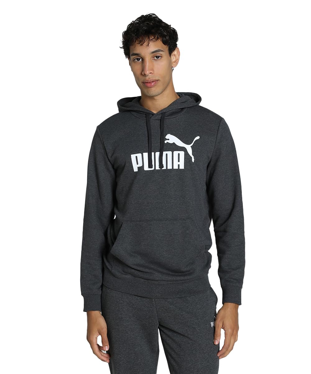 PUMA ESS No. 1 Logo Hoodie TR Dark Gray Heather