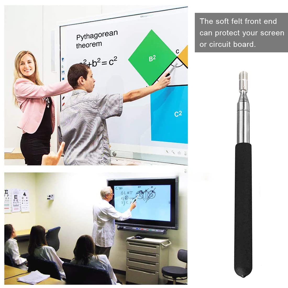 Puntatore Telescopico TANCUDER - Acciaio Inox, 21.5cm-100cm - Foto 8