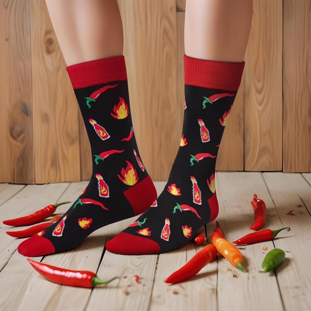 Funny Socks for Men Women - Novelty Gifts Funky Cotton Crazy Crew Socks - Christmas Funny Gifts Stocking Stuffers - Image 2