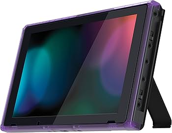 Amazon.com: eXtremeRate Clear Atomic Purple DIY Housing Shell for