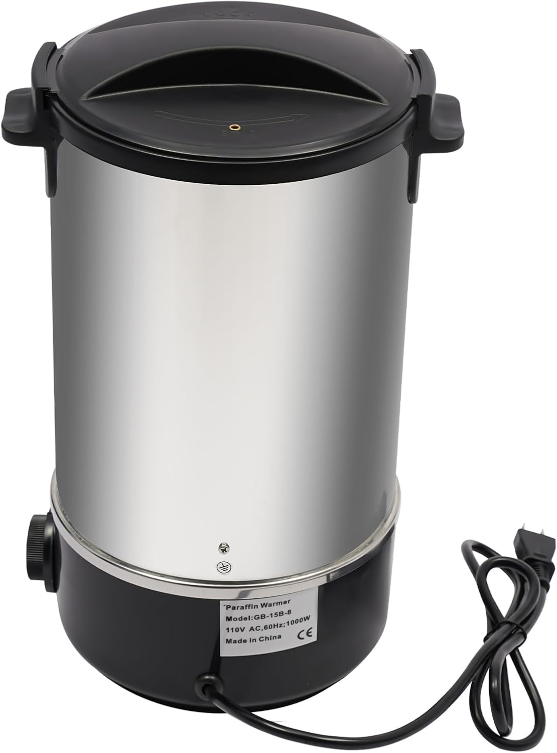 CNCEST Wax Melter for Candle Making, Electric Wax Melting Pot with Pour Spout and Temperature Controller, Digital Temperature Display, Fast Melting Candle Maker (8L)