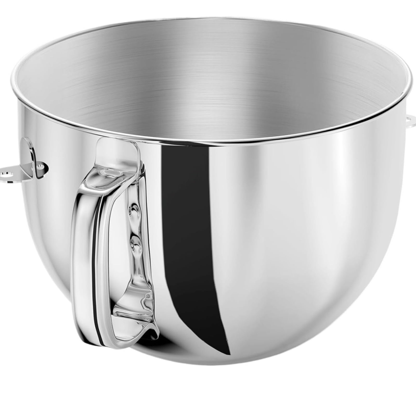Cuenco Mezclador de Acero Inoxidable 6QT Resistente y Estable con Mango Lateral