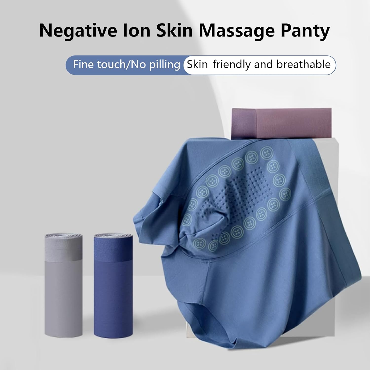 Men's Lightweight Modal Briefs - Quick-Drying Breathable Underwear, No Fly Pouch (5-Pack) - Image 3