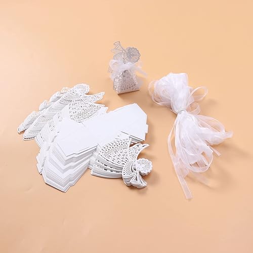 Miniatura 4 de Caja de 50 cajas de regalo cortadas con forma de niña para despedida de soltera, fiesta de cumpleaños, ceremonia de graduación, recuerdo de boda