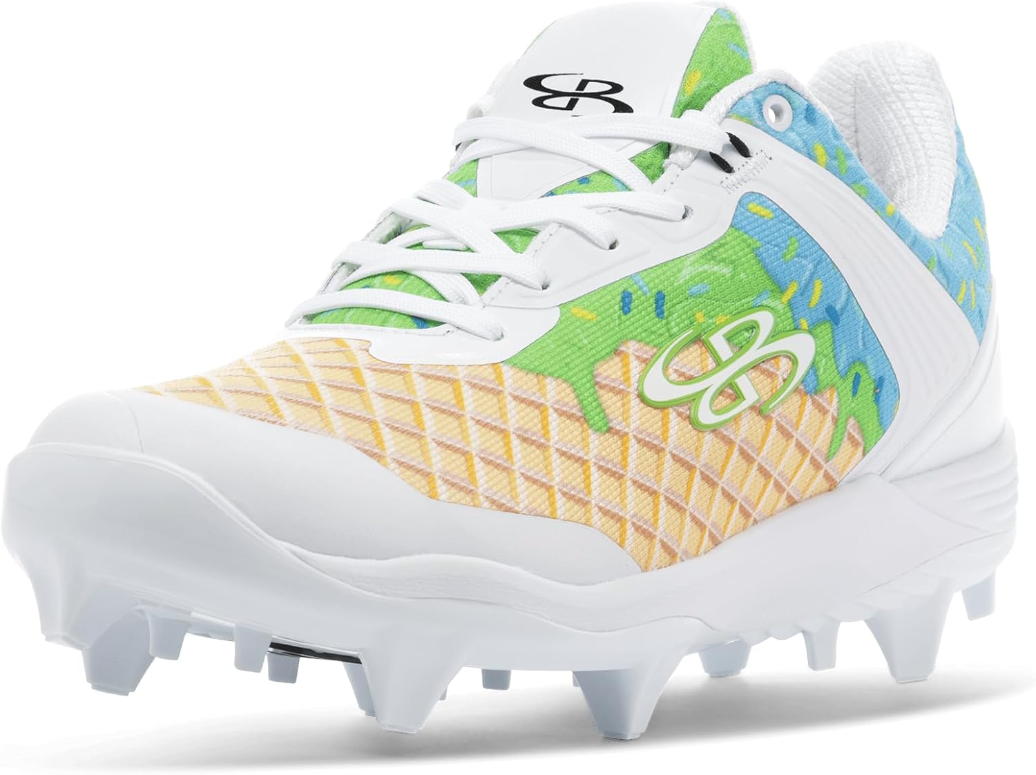 Boombah Viper Men's Molded Cleat - Ice Cream - Multiple Color Options - Multiple Sizes