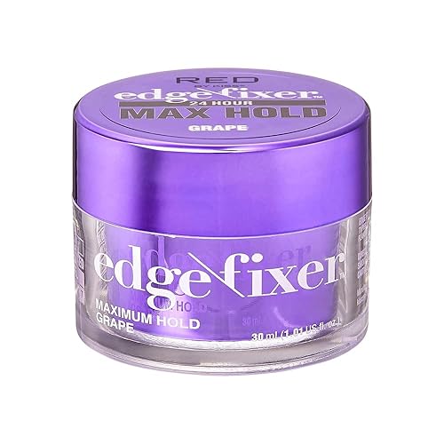 Miniatura 7 de Red by Kiss Edge Fixer - Gel para el cabello con infusión de biotina B7 de 24 horas, sin descamación, 1.01 onzas líquidas (tamaño mini (5 unidades,