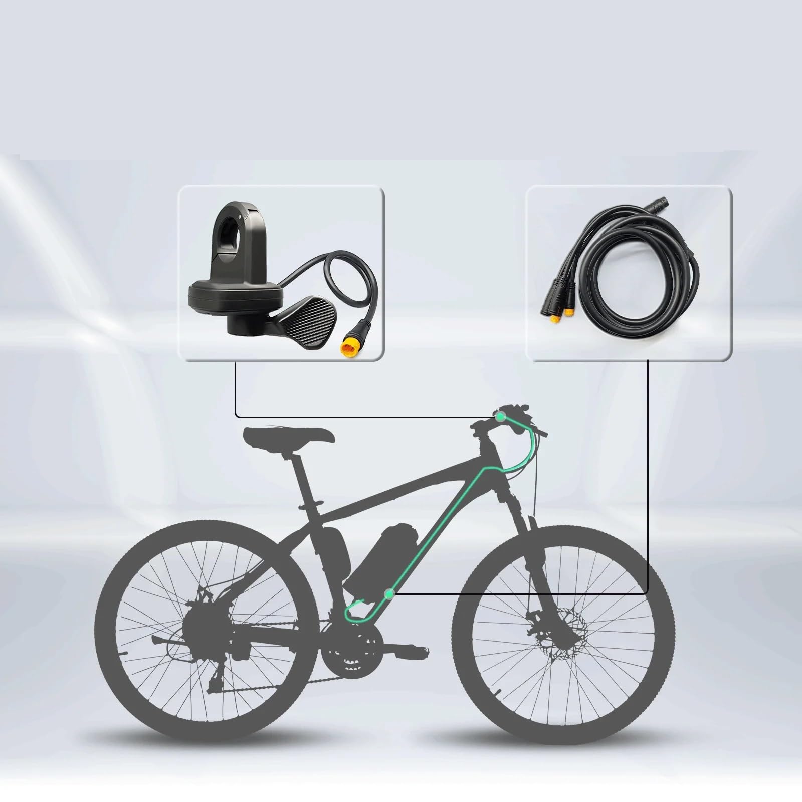 zestaw naprawczy przepustnicy motocykla Do 12 V 24 36 48 72