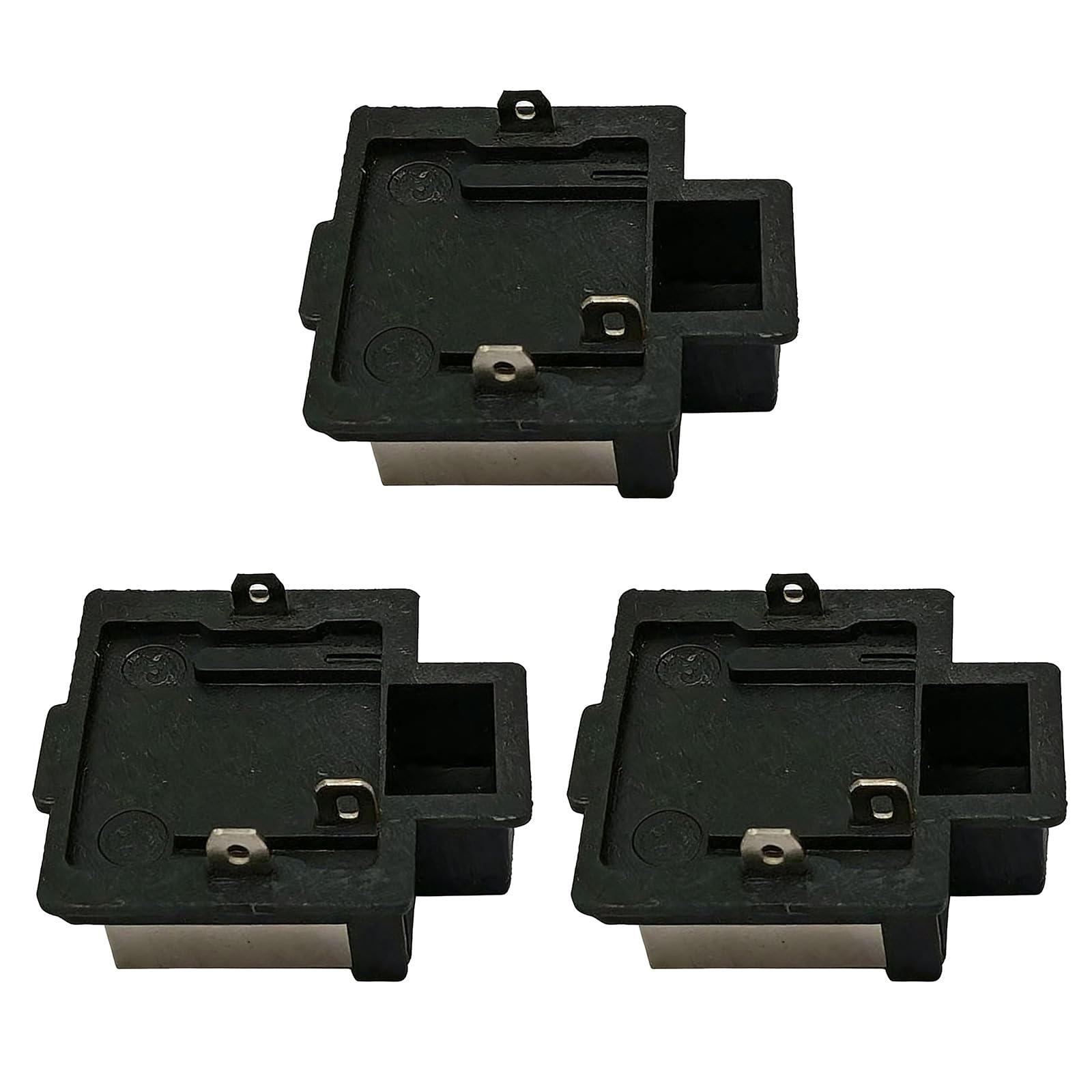 Power Tool Accessory Battery Connector 3Pin for Batteries Replacement Adapter Clip Sturdy ABS Battery Adapter