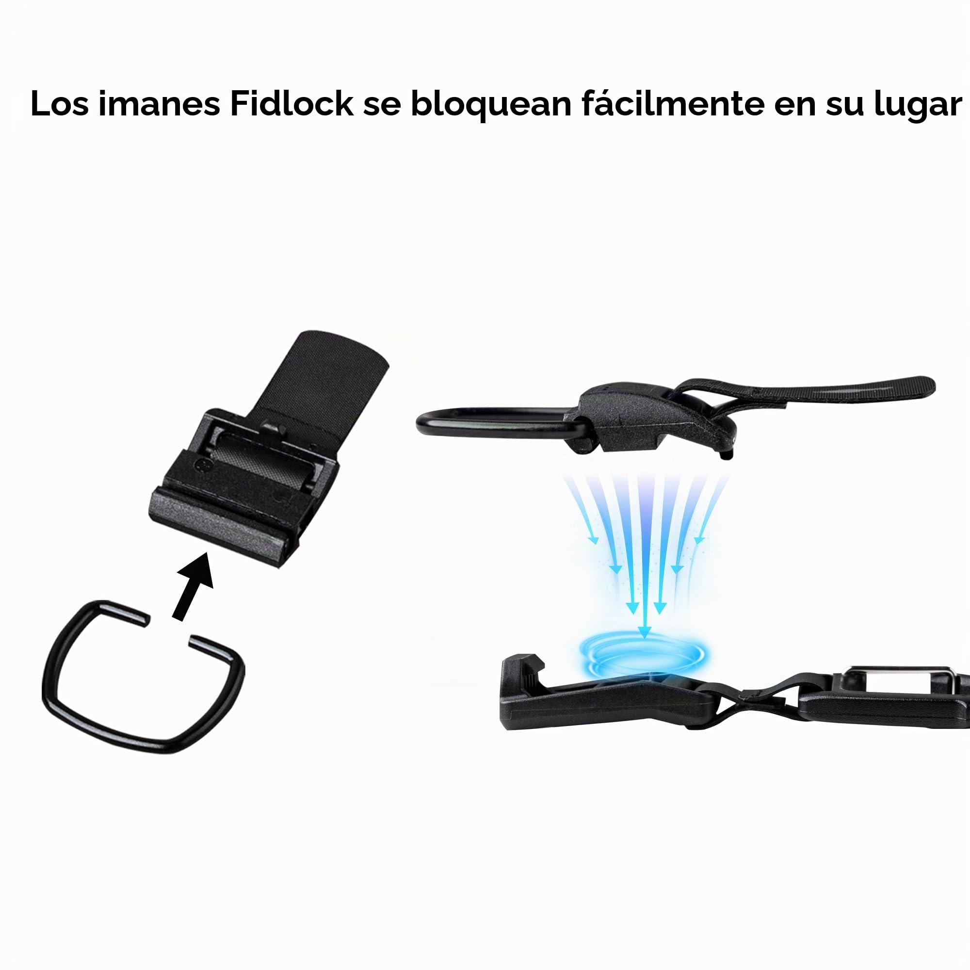 ALPAKA HUB Carabiner – Mosquetón EDC Magnético | Versión Pro también disponible, liberación rápida, compatible con sistema HUB, para bolsa y cinturón, accesorios tácticos
