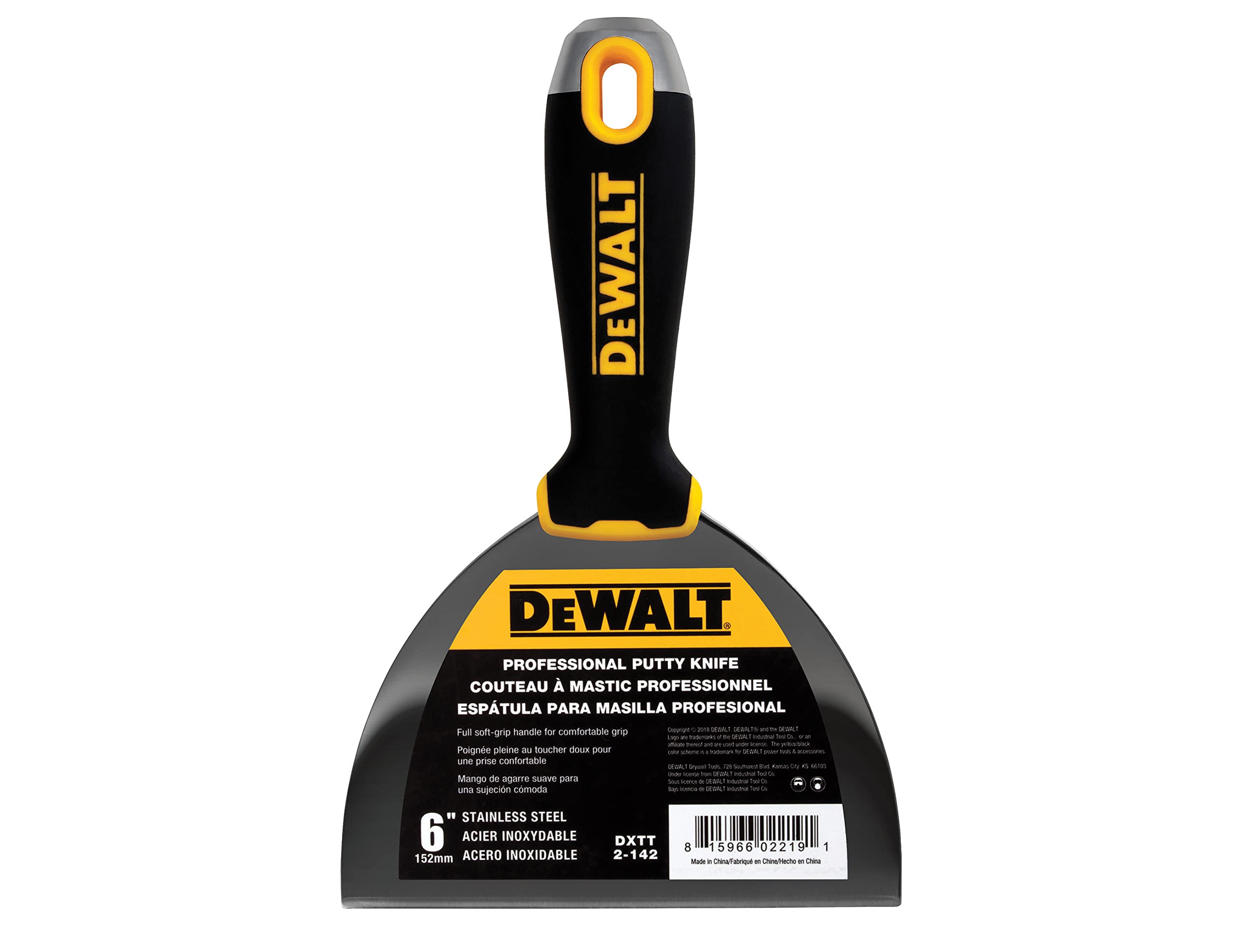 DeWalt Hammer End Dry Wall Jointing and Filling Knife 150mm