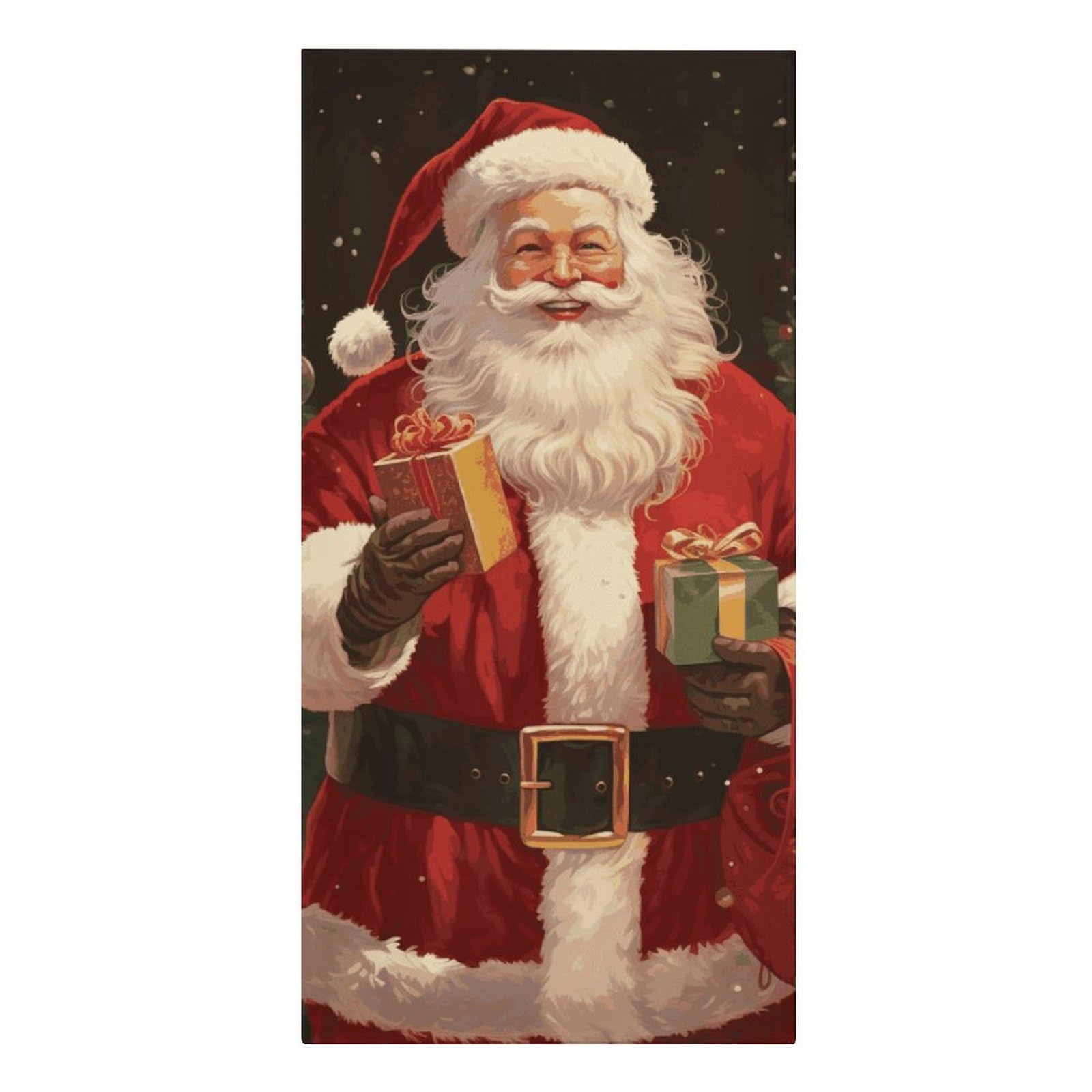 Khauerbc Style Santa Claus Quick Dry Towels,Quick Dry Super Absorbent ，Large Oversized Beach Towel，61.4 * 30.3 Inches. Fiber Beach Towels Is Sand Proof Tropical Beach Essentials.