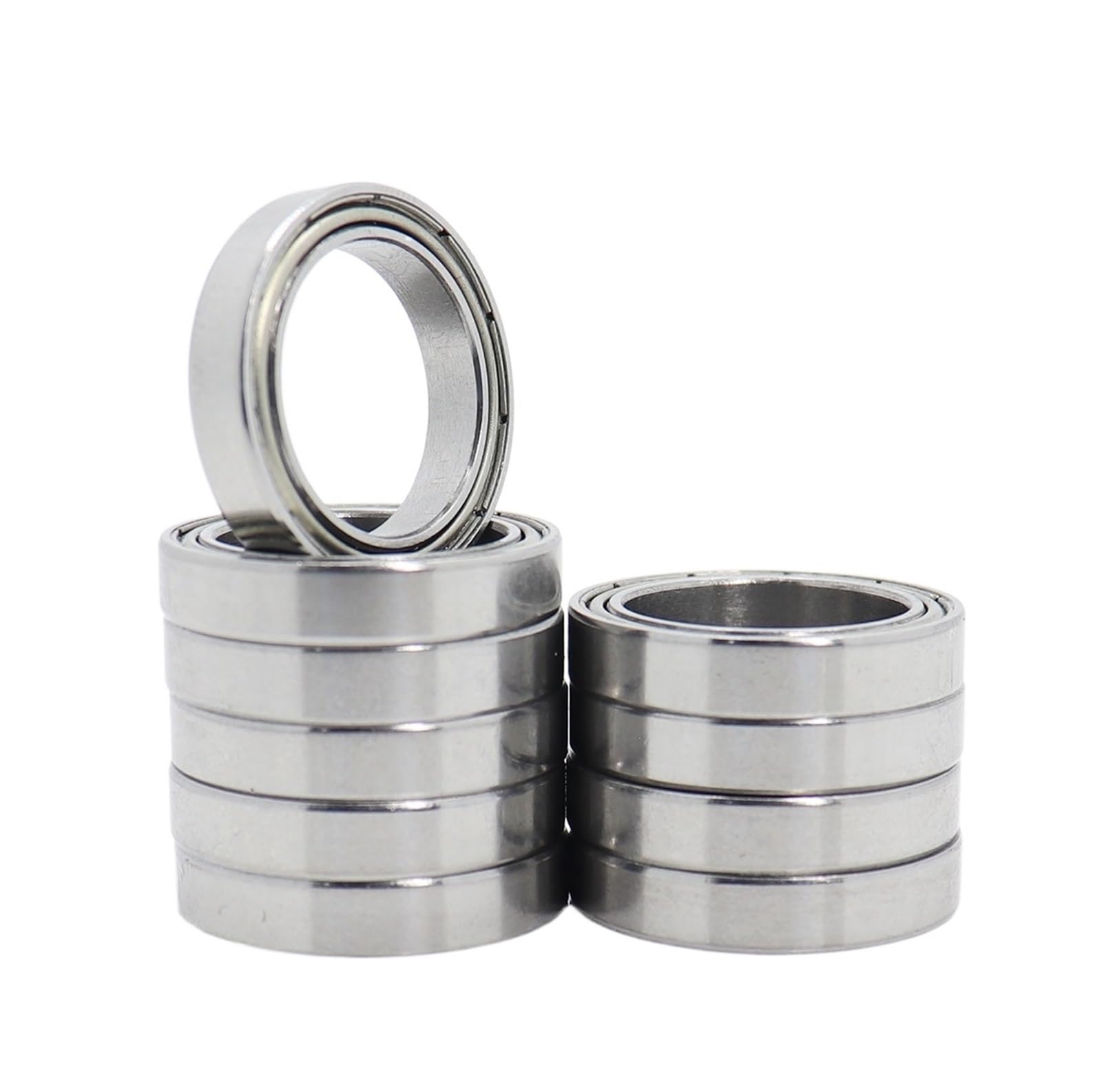 Łożysko bimetaliczne z uszczelką mikrometryczną z głębokim gardłem 10 sztuk 6702ZZ 15 x 21 x 4 mm ABEC-1 łożyska kulkowe o cienkim przekroju