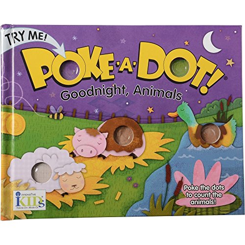 Constructive Playthings INN-46 Goodnight, Animals Poke-A-Dot Counting Board Book, Grade: Kindergarten to 3 Constructive Playthings INN-46 Goodnight, Animals Poke-A-Dot Counting Board Book, Grade: Kindergarten to 3