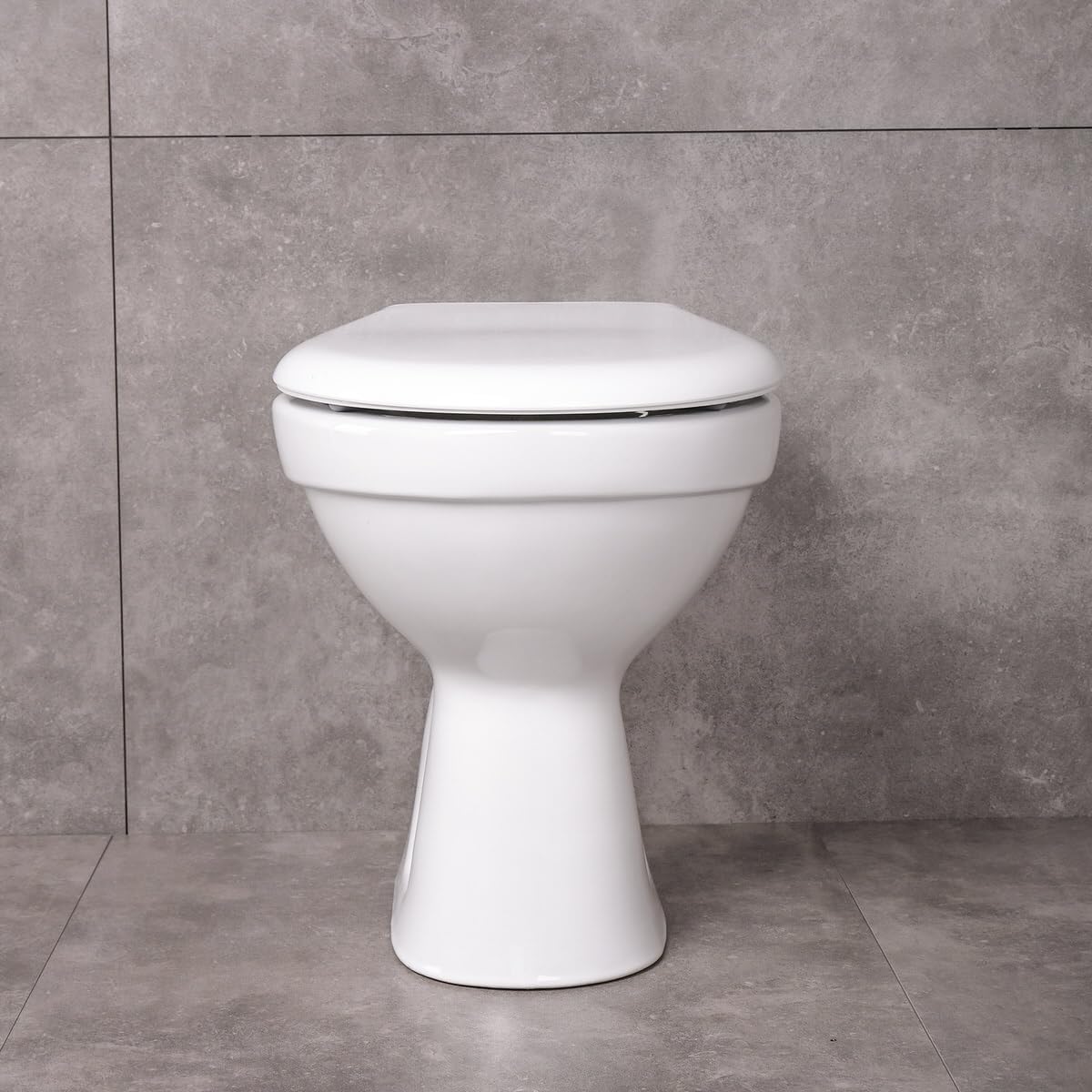 Belvit Inodoro con función bidé, color blanco | Taharet - Tapa de inodoro de cerámica (horizontal, cierre suave)