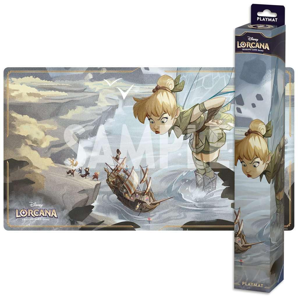 Amazon.com: Ravensburger Disney Lorcana TCG Playmat Featuring Tinker Bell –  Giant Fairy by Michael Cookie Niewiadomy | Protects Cards | Versatile Game,  Desk, or Mouse Pad