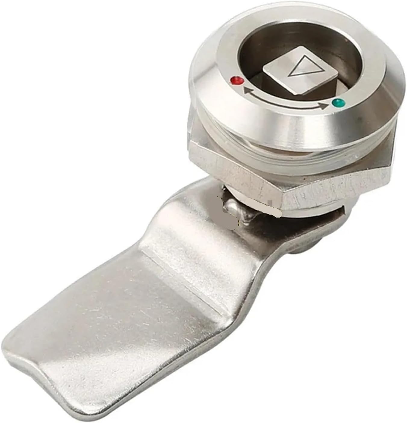 1set 22mm Installation Distribution Cabinet Lock Panel 304 Stainless Steel Triangle Door cam(3 Angle Lock core PT)