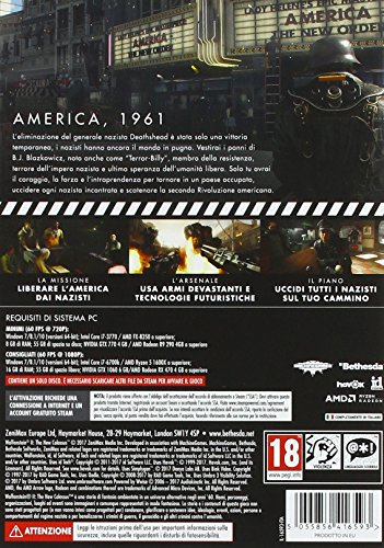 Wolfenstein 2: The New Colossus jeu FPS pour console PS4 version physique - 2