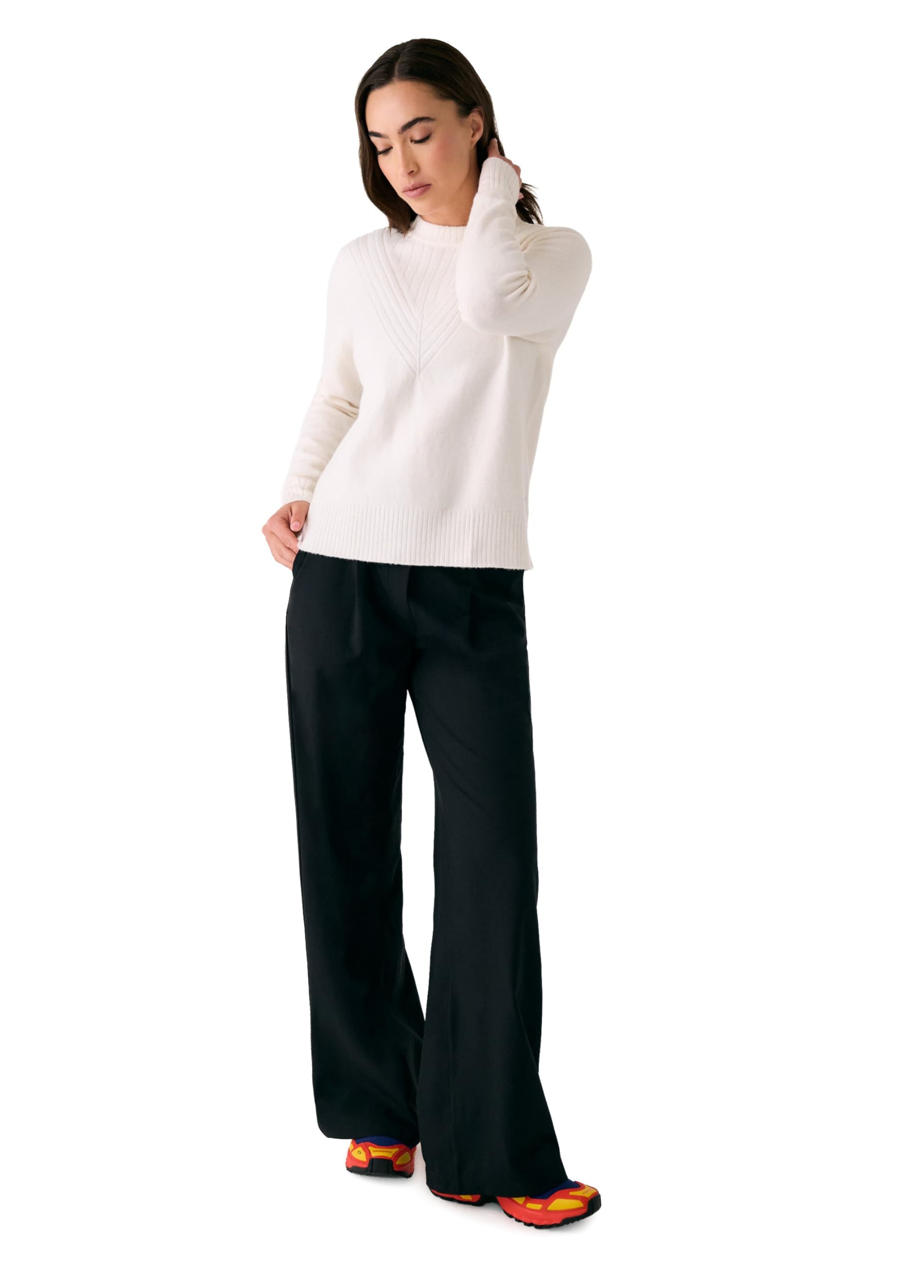 LOLE Womens Camila Crew Neck Sweater