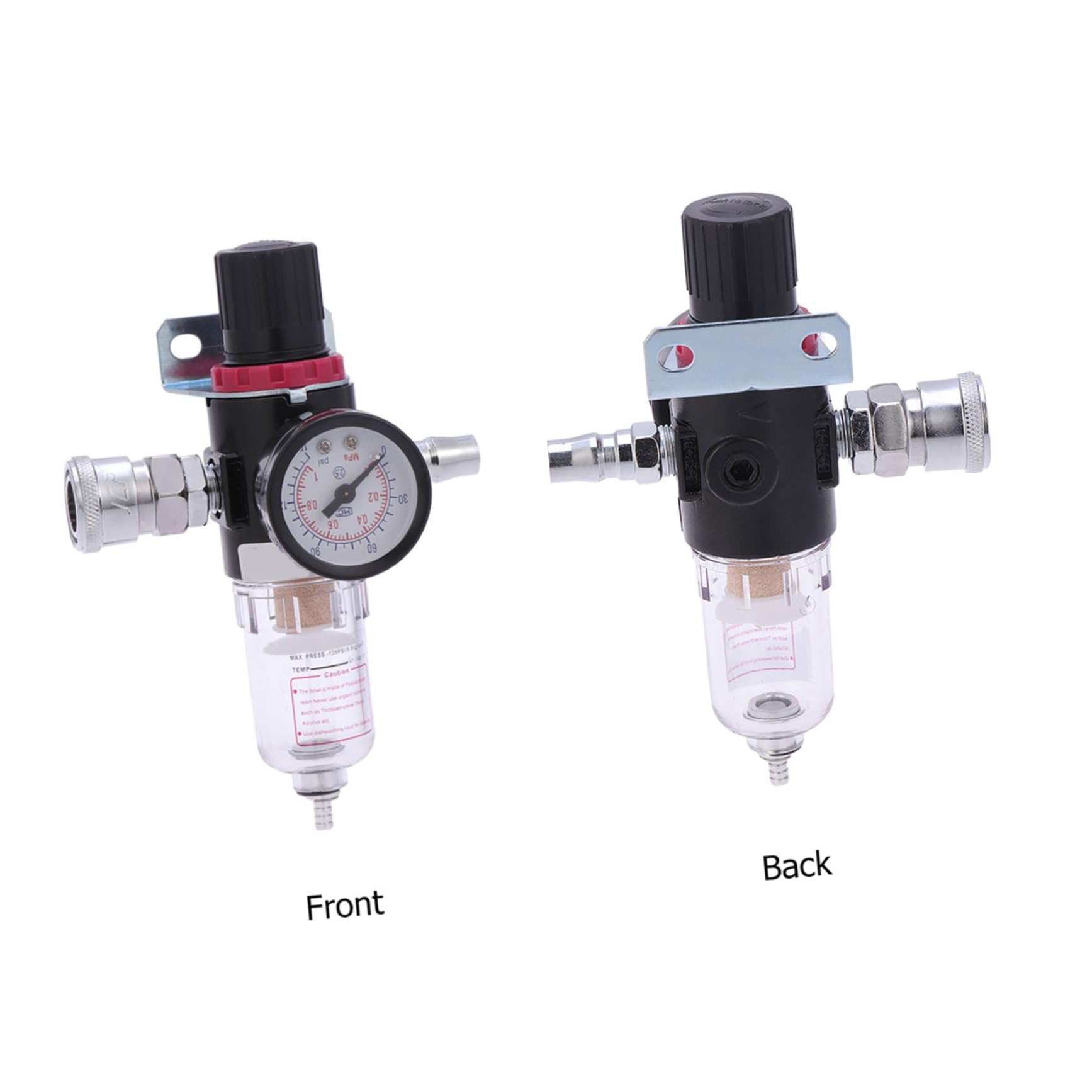 Artibetter Regolatore di Pressione Aria Compressore Afr2000 Filtro, Materiale in Rame e Plastica, Facile Manutenzione e Pressione Stabile per Strumenti Pneumatici