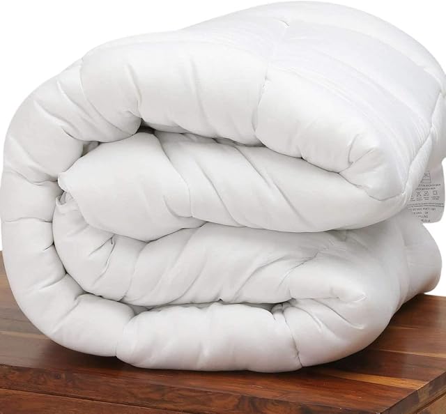 Nausha Winter Warm Anti-Allergy Tog 4.5, 10.5, 13.5 & 15 Winter Feels, Ultra Soft Hollowfiber Quilt Duvet. (Single Tog 4.5)
