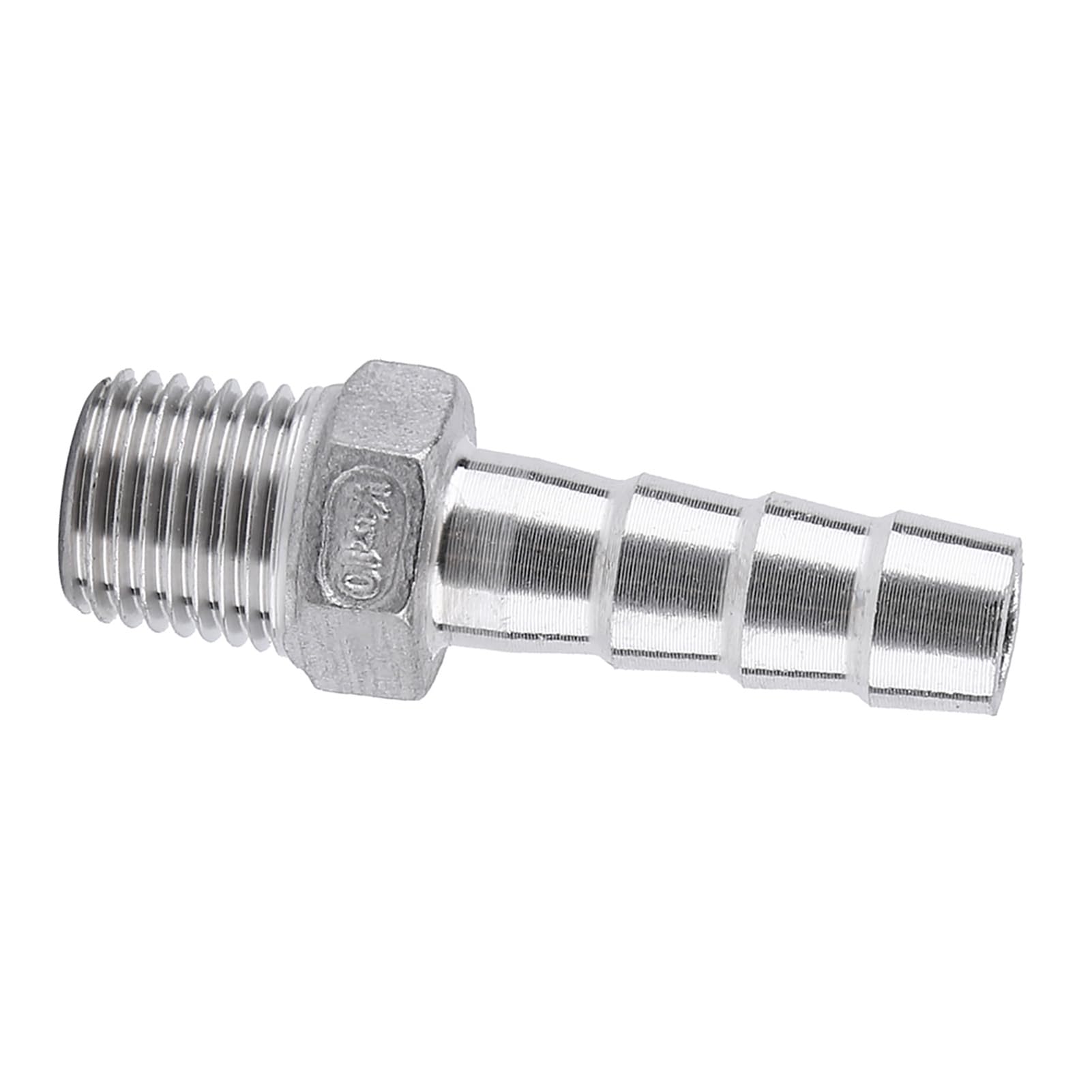 Connettore Per Tubo Portagomma In Acciaio Inox - Filettatura Maschio 3/4'' X 15mm, Per Aria E Acqua - Foto 5